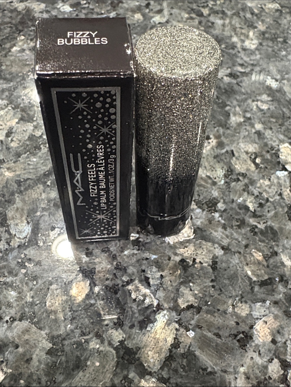 MAC Cosmetics Fizzy Bubbles Lip Balm - Silver Glitter